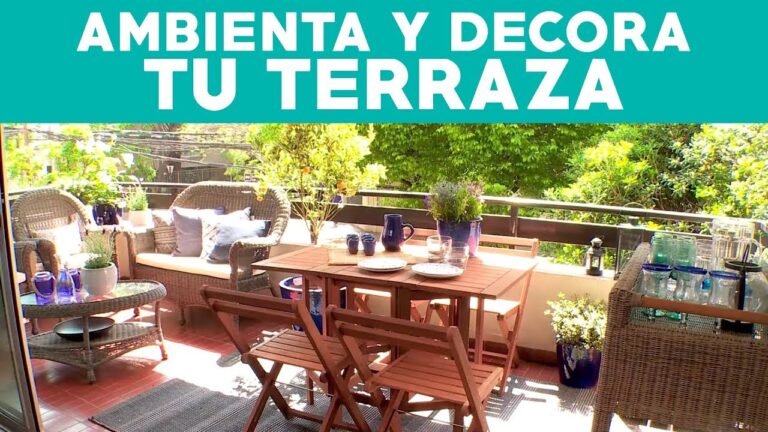 Decoración elegante para terrazas y balcones con barbacoa portátil